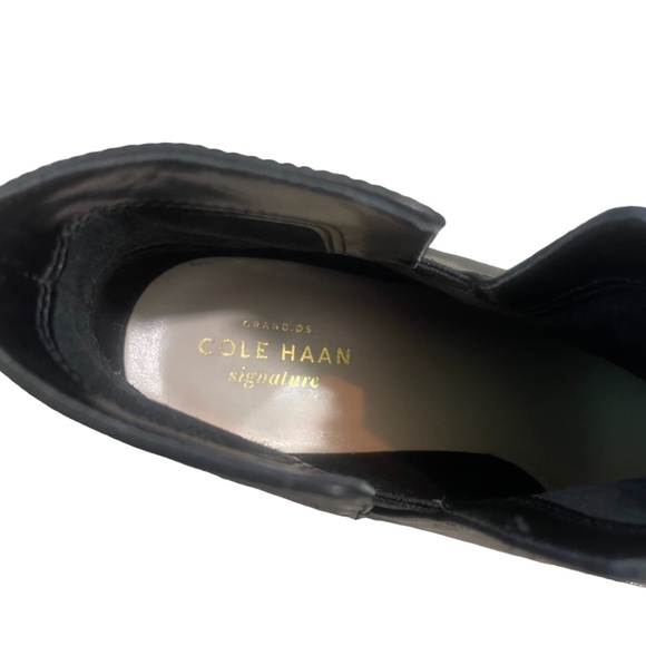 Cole Haan 8 B NEW Grand OS Signature Chelsea Black Booties Slip‎ On - Picture 3 of 11